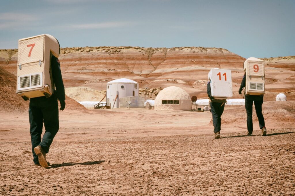 The Mars Desert Research Station in Utah serves as a testing ground for future planetary exploration.